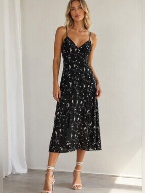 Maison talulah night spark midi dress